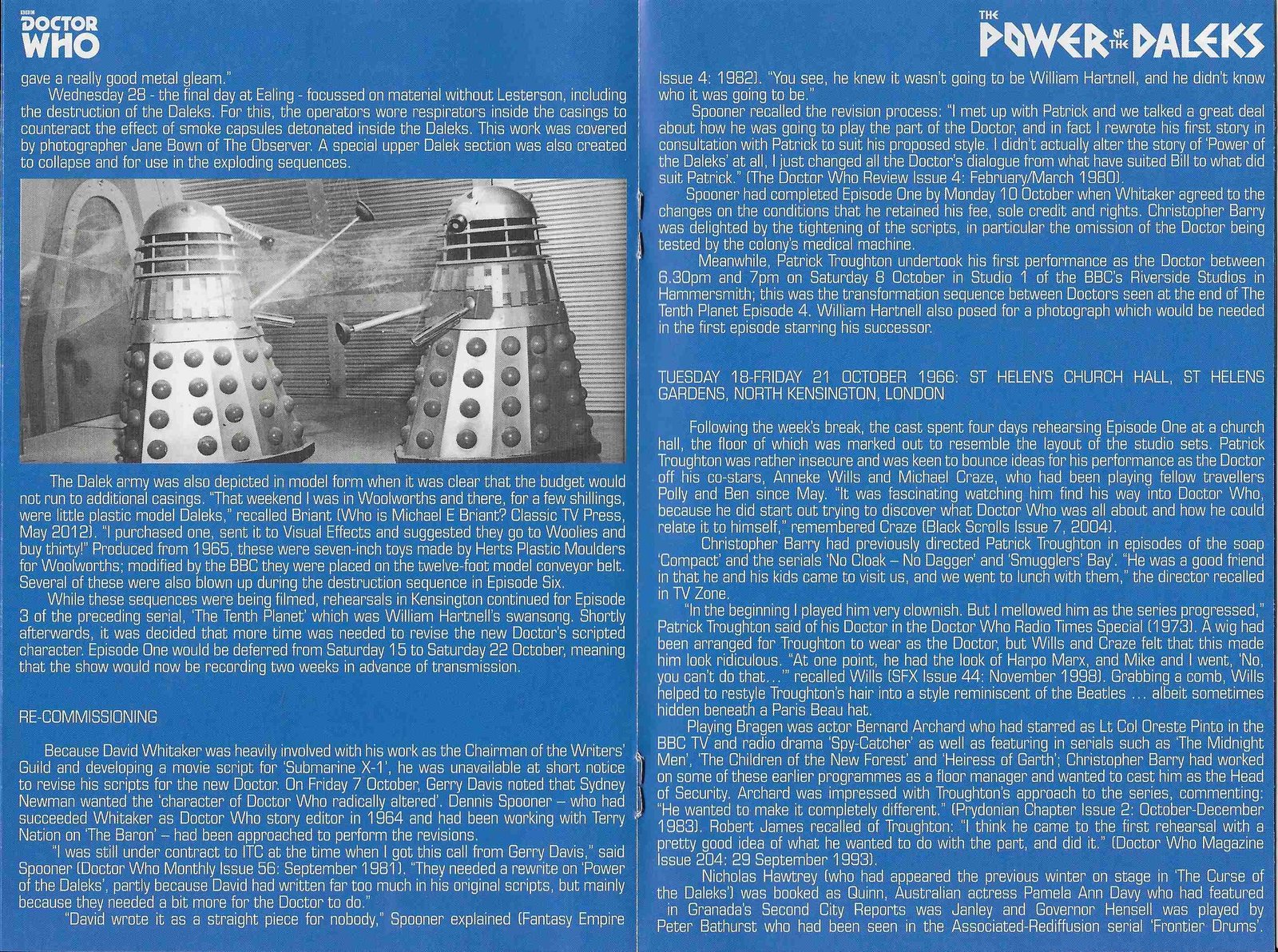 Inserts from BBCDVD 4163